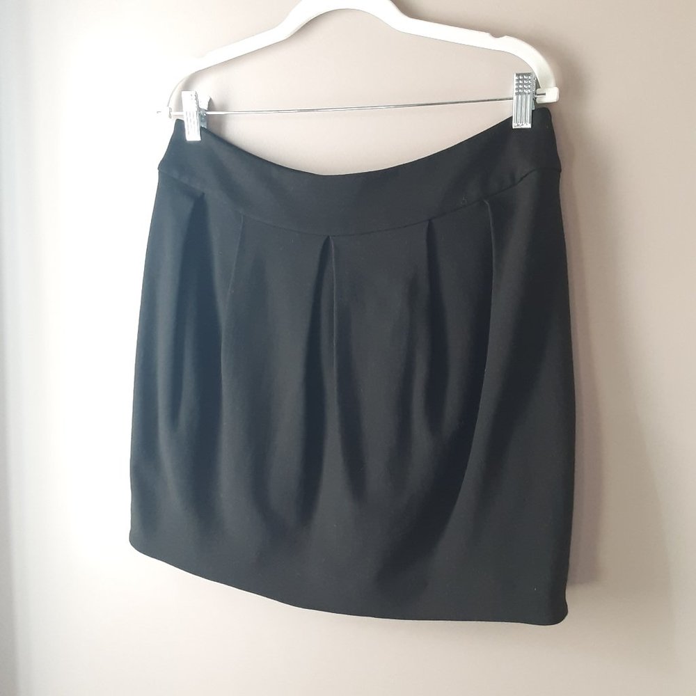 Pink Tartan Black Jersey Stretch Fully Lined Mini Skirt Size 10